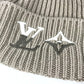 LOUIS VUITTON M77196 Beanie - LV Dual Beanie Hat, Knit Cap, Cashmere, Unisex, Greige/Gray