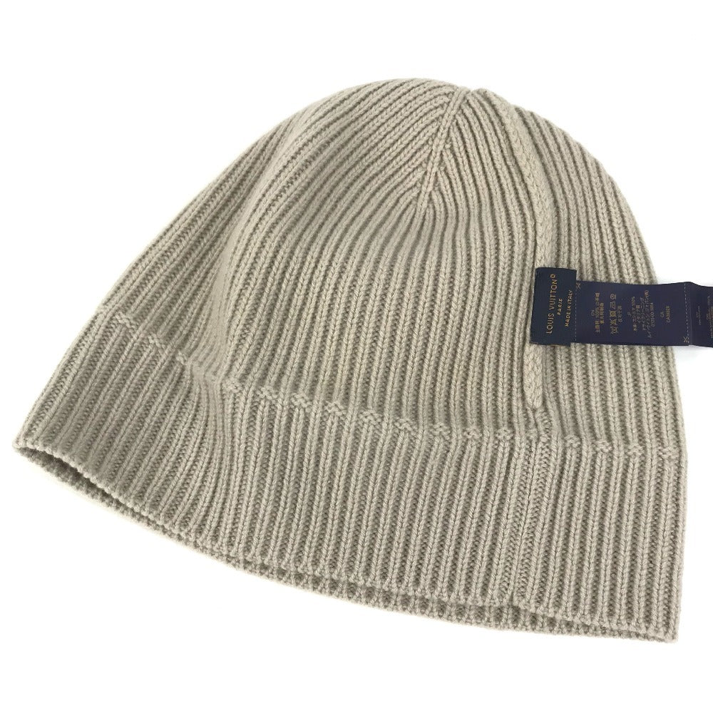 LOUIS VUITTON M77196 Beanie - LV Dual Beanie Hat, Knit Cap, Cashmere, Unisex, Greige/Gray