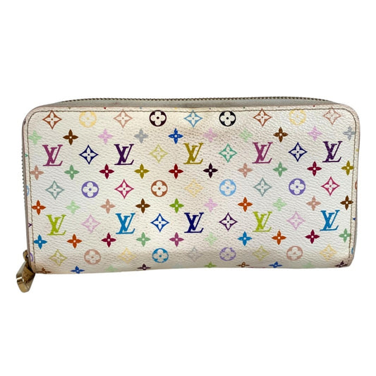 LOUIS VUITTON M60241 モノグラムマルチカラー ジッピーウォレット ジッピーウォレット 長財布 モノグラムマルチカラーキャンバス レディース ホワイト