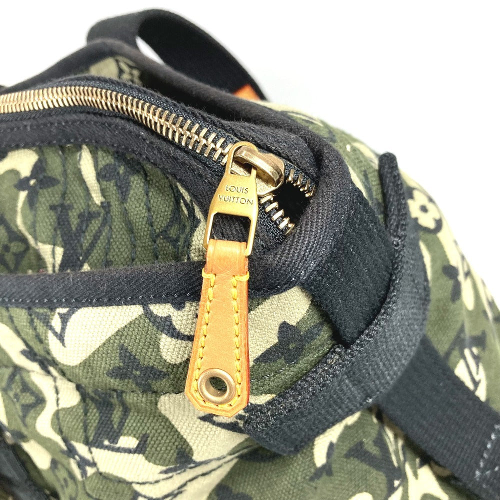 LOUIS VUITTON M95783 モノグラムモフラージュ 迷彩 カモフラ 村上隆 トレイ カバン トートバッグ ボストンバッグ 肩掛け ショルダーバッグ レザー/キャンバス ユニセックス モノグラムフラージュ グリーン