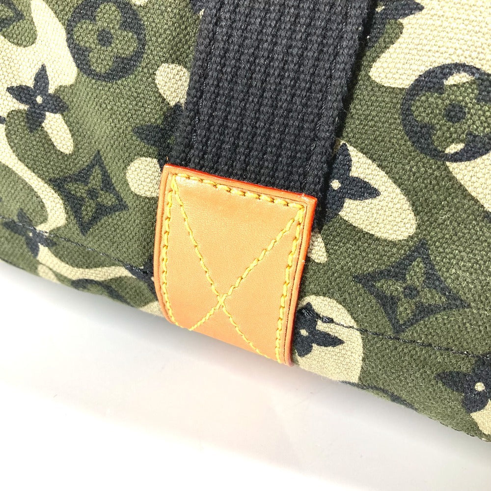 LOUIS VUITTON M95783 モノグラムモフラージュ 迷彩 カモフラ 村上隆 トレイ カバン トートバッグ ボストンバッグ 肩掛け ショルダーバッグ レザー/キャンバス ユニセックス モノグラムフラージュ グリーン
