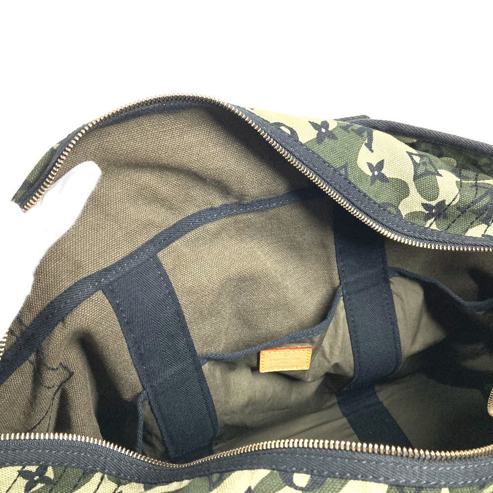 LOUIS VUITTON M95783 モノグラムモフラージュ 迷彩 カモフラ 村上隆 トレイ カバン トートバッグ ボストンバッグ 肩掛け ショルダーバッグ レザー/キャンバス ユニセックス モノグラムフラージュ グリーン