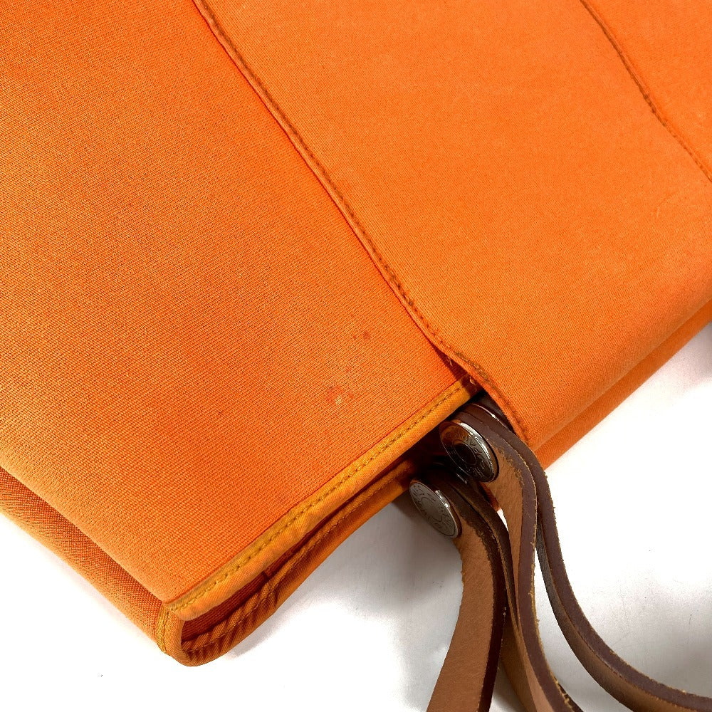 HERMES カバックエランPM カバックエラン PM ショルダーバッグ カバン 肩掛け トートバッグ キャンバス/レザー レディース オレンジ