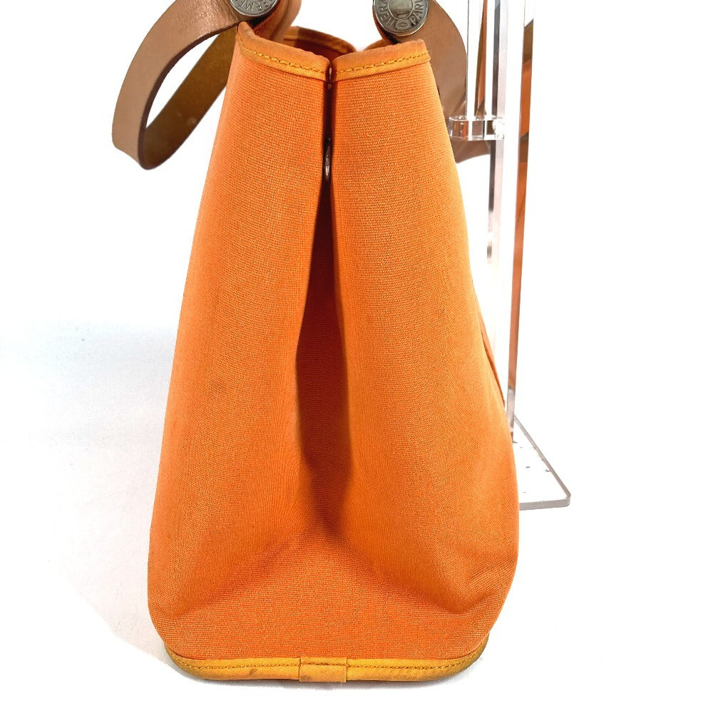 HERMES カバックエランPM カバックエラン PM ショルダーバッグ カバン 肩掛け トートバッグ キャンバス/レザー レディース オレンジ
