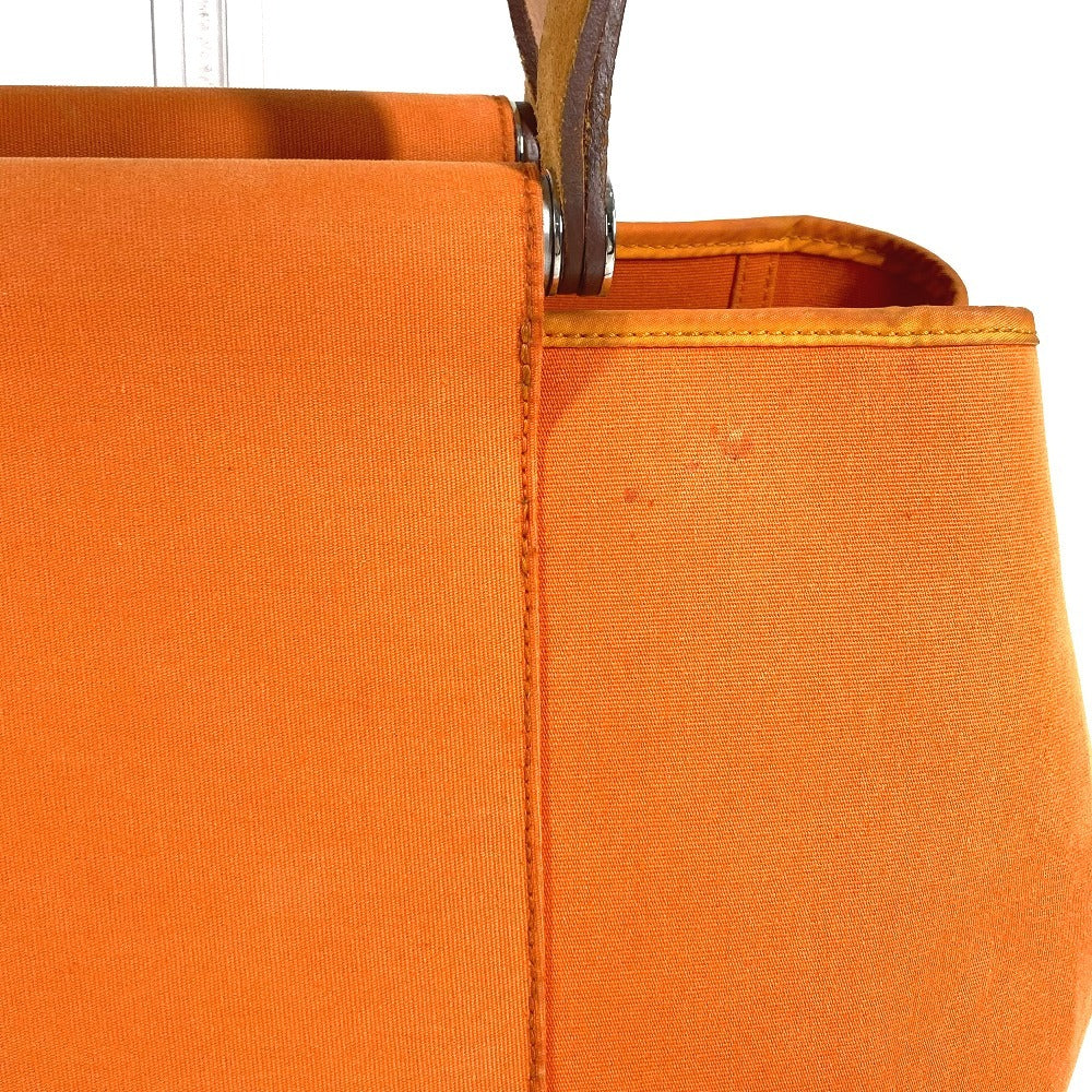 HERMES カバックエランPM カバックエラン PM ショルダーバッグ カバン 肩掛け トートバッグ キャンバス/レザー レディース オレンジ