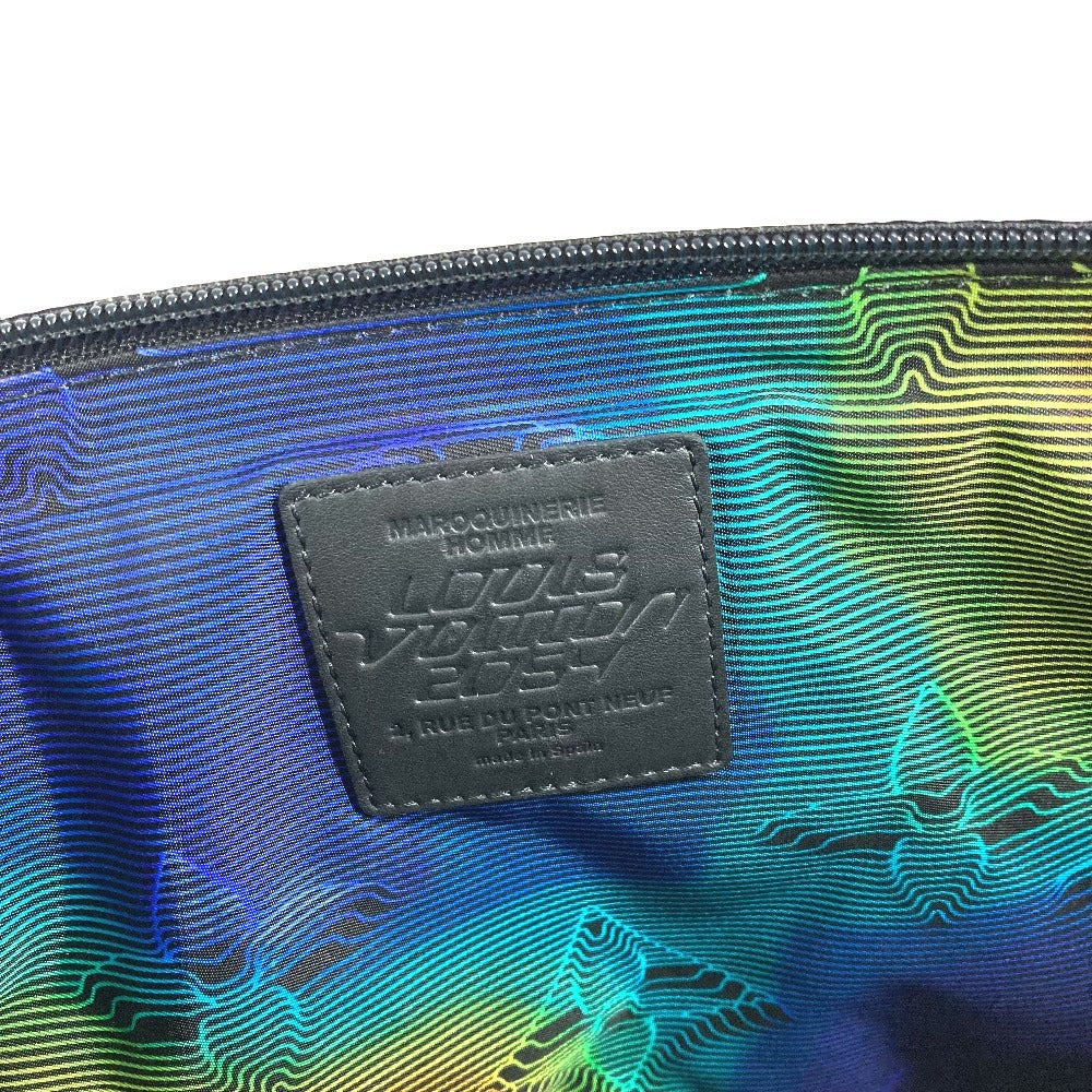 LOUIS VUITTON M68775 LV2054 ヴァージルアブロー ポシェットA4 ポシェット A4 カバン ポーチ セカンドバッグ クッション クラッチバッグ ラムスキン ユニセックス ノワール ブラック