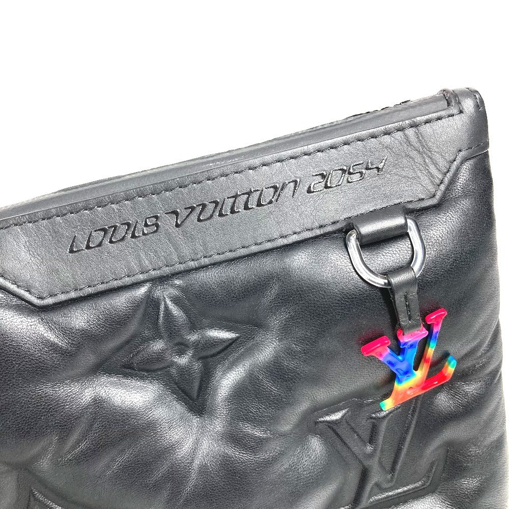 LOUIS VUITTON M68775 LV2054 ヴァージルアブロー ポシェットA4 ポシェット A4 カバン ポーチ セカンドバッグ クッション クラッチバッグ ラムスキン ユニセックス ノワール ブラック