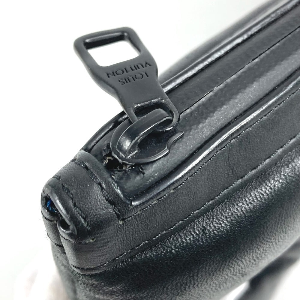 LOUIS VUITTON M68775 LV2054 ヴァージルアブロー ポシェットA4 ポシェット A4 カバン ポーチ セカンドバッグ クッション クラッチバッグ ラムスキン ユニセックス ノワール ブラック