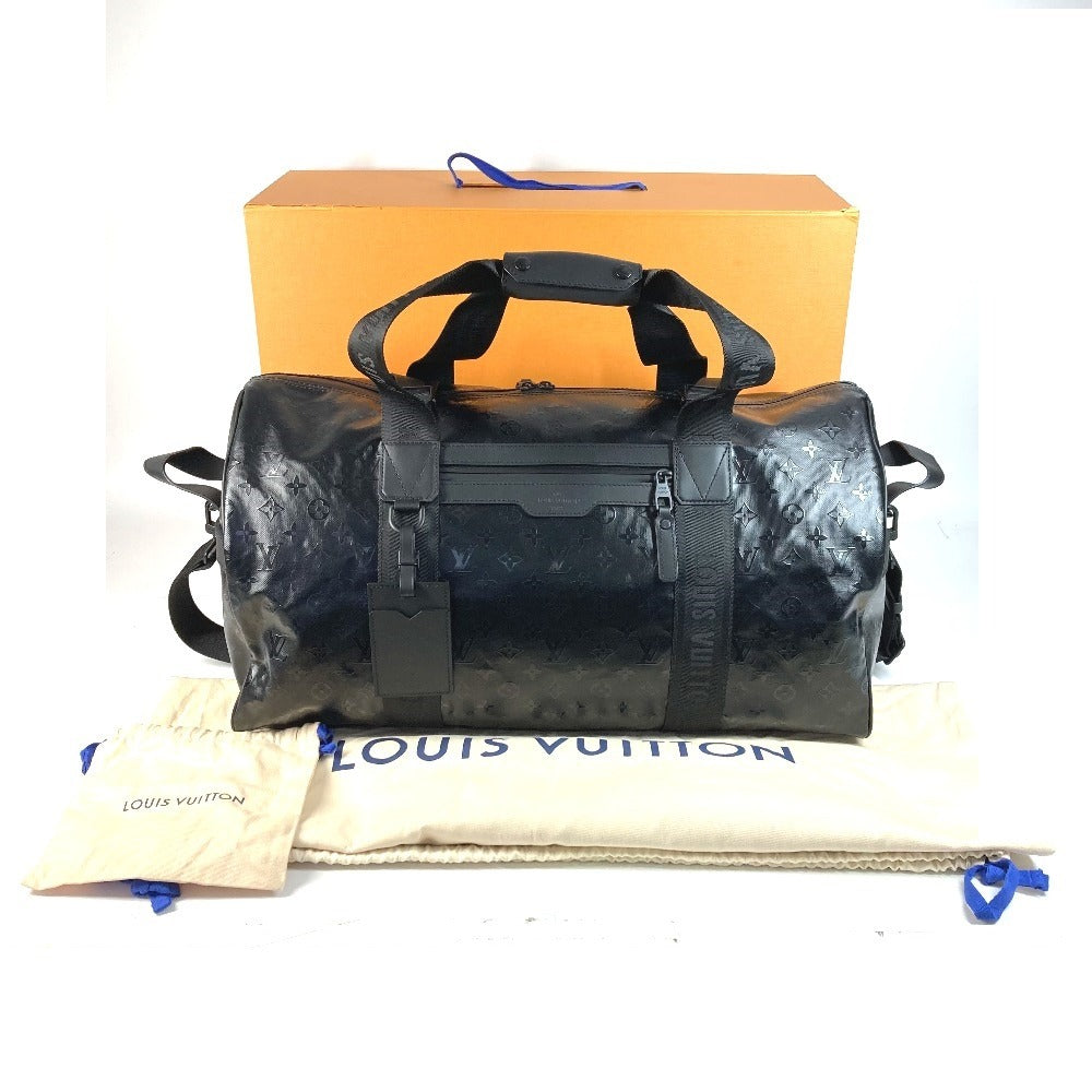 LOUIS VUITTON M23786 LV SKI モノグラムストーム キーポル55 キーポル 55 カバン 旅行バッグ トラベルバッグ 2WAYバッグ ショルダーバッグ ボストンバッグ レザー ユニセックス ブラック