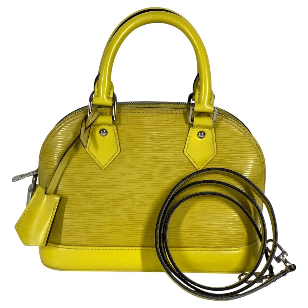 LOUIS VUITTON M40981 エピ アルマBB アルマ BB 2WAYバッグ ショルダーバッグ 斜め掛け カバン ハンドバッグ エピレザー レディース ピスタッシュ イエロー