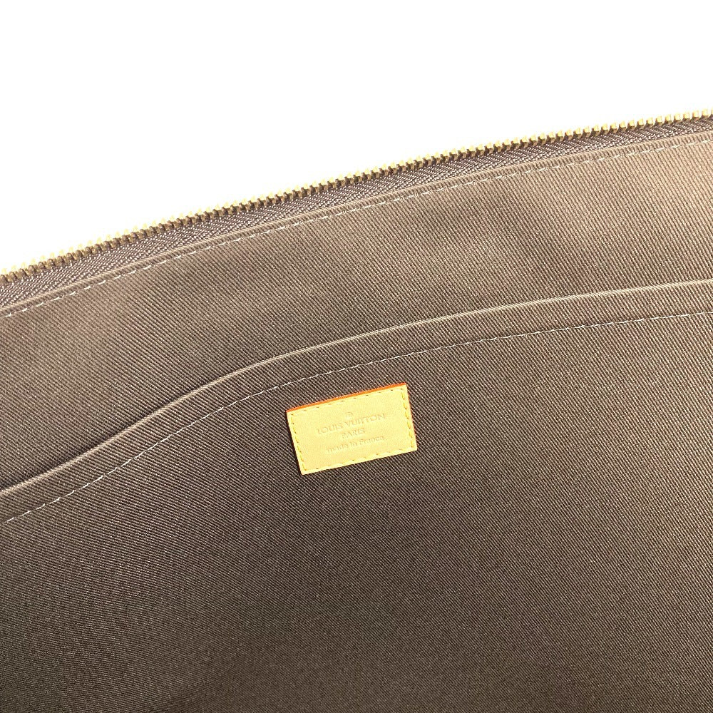 LOUIS VUITTON M82540 モノグラム ポシェット・ジュール カバン ポーチ セカンドバッグ L字ファスナー クラッチバッグ モノグラムキャンバス ユニセックス ブラウン