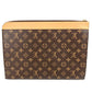 LOUIS VUITTON M82540 モノグラム ポシェット・ジュール カバン ポーチ セカンドバッグ L字ファスナー クラッチバッグ モノグラムキャンバス ユニセックス ブラウン