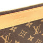 LOUIS VUITTON M82540 モノグラム ポシェット・ジュール カバン ポーチ セカンドバッグ L字ファスナー クラッチバッグ モノグラムキャンバス ユニセックス ブラウン
