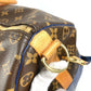 LOUIS VUITTON M43861 モノグラムスプリット バイカラー キーポルバンドリエール 50 カバン 旅行バッグ トラベルバッグ 2WAYバッグ ショルダーバッグ ボストンバッグ モノグラムキャンバス ユニセックス ブルー