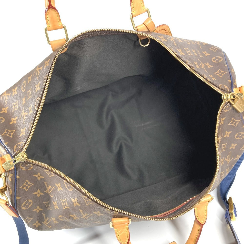 LOUIS VUITTON M43861 モノグラムスプリット バイカラー キーポルバンドリエール 50 カバン 旅行バッグ トラベルバッグ 2WAYバッグ ショルダーバッグ ボストンバッグ モノグラムキャンバス ユニセックス ブルー