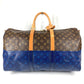 LOUIS VUITTON M43861 モノグラムスプリット バイカラー キーポルバンドリエール 50 カバン 旅行バッグ トラベルバッグ 2WAYバッグ ショルダーバッグ ボストンバッグ モノグラムキャンバス ユニセックス ブルー