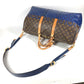 LOUIS VUITTON M43861 モノグラムスプリット バイカラー キーポルバンドリエール 50 カバン 旅行バッグ トラベルバッグ 2WAYバッグ ショルダーバッグ ボストンバッグ モノグラムキャンバス ユニセックス ブルー