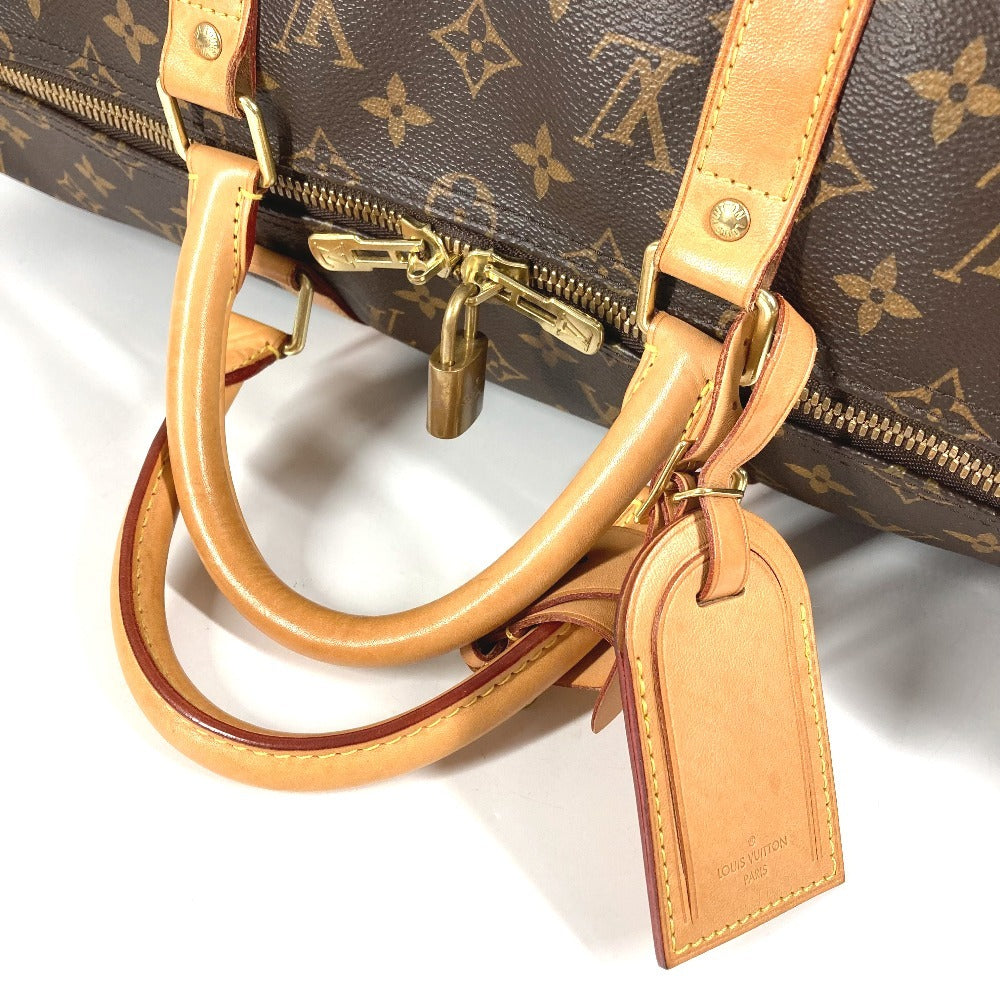 LOUIS VUITTON M43861 モノグラムスプリット バイカラー キーポルバンドリエール 50 カバン 旅行バッグ トラベルバッグ 2WAYバッグ ショルダーバッグ ボストンバッグ モノグラムキャンバス ユニセックス ブルー