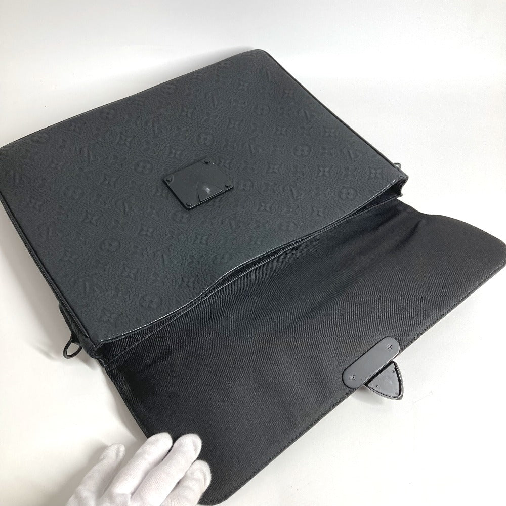 LOUIS VUITTON M20835 モノグラム トリヨン Sロック･ブリーフケース ビジネスバッグ 2WAYバッグ ショルダーバッグ カバン ハンドバッグ トリヨンレザー ユニセックス ノワール ブラック