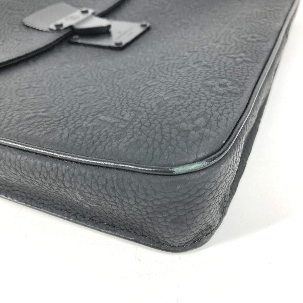 LOUIS VUITTON M20835 モノグラム トリヨン Sロック･ブリーフケース ビジネスバッグ 2WAYバッグ ショルダーバッグ カバン ハンドバッグ トリヨンレザー ユニセックス ノワール ブラック