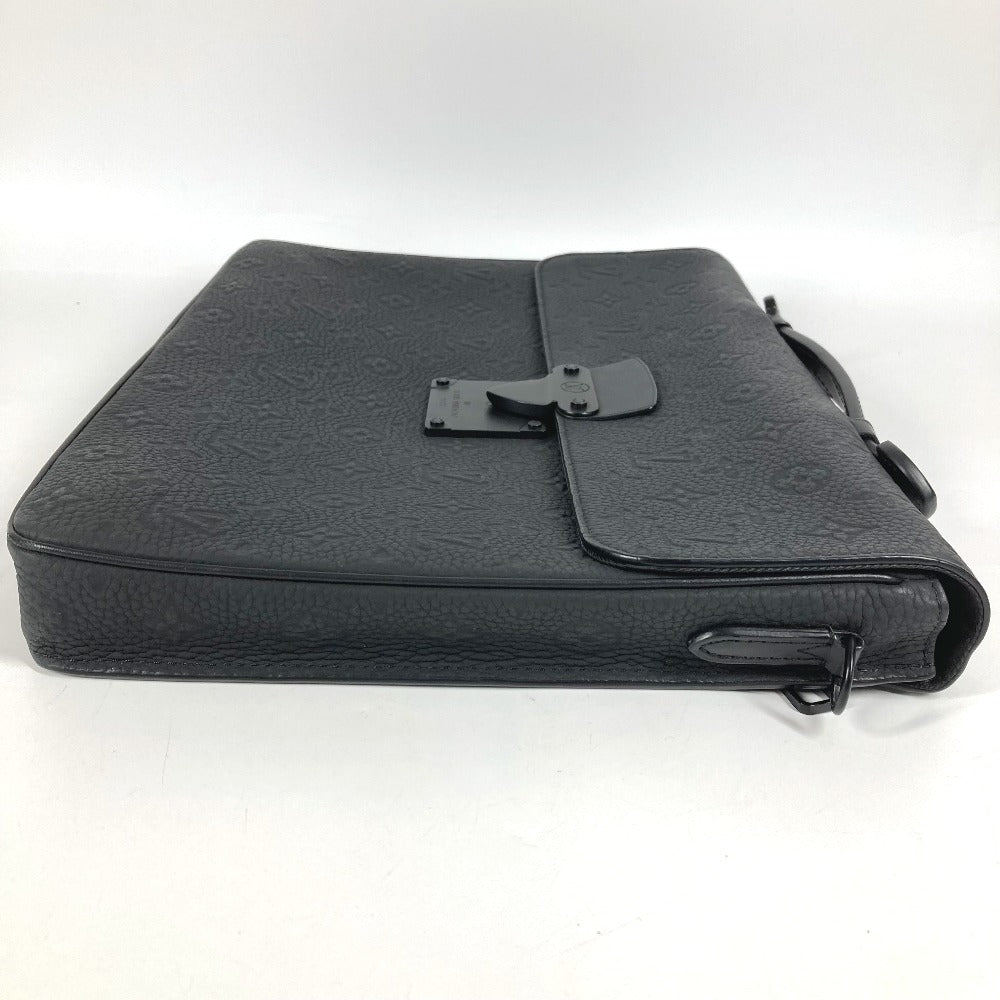 LOUIS VUITTON M20835 モノグラム トリヨン Sロック･ブリーフケース ビジネスバッグ 2WAYバッグ ショルダーバッグ カバン ハンドバッグ トリヨンレザー ユニセックス ノワール ブラック