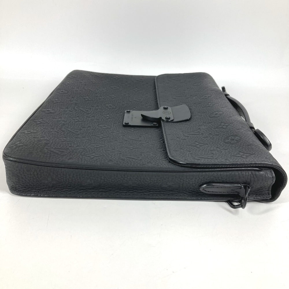 LOUIS VUITTON M20835 モノグラム トリヨン Sロック･ブリーフケース ビジネスバッグ 2WAYバッグ ショルダーバッグ カバン ハンドバッグ トリヨンレザー ユニセックス ノワール ブラック