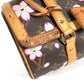 LOUIS VUITTON M92009 モノグラムチェリーブロッサム 村上隆 パピヨン トートバッグ カバン ショルダーバッグ ハンドバッグ モノグラムチェリーキャンバス レディース ブラウン