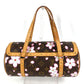 LOUIS VUITTON M92009 モノグラムチェリーブロッサム 村上隆 パピヨン トートバッグ カバン ショルダーバッグ ハンドバッグ モノグラムチェリーキャンバス レディース ブラウン