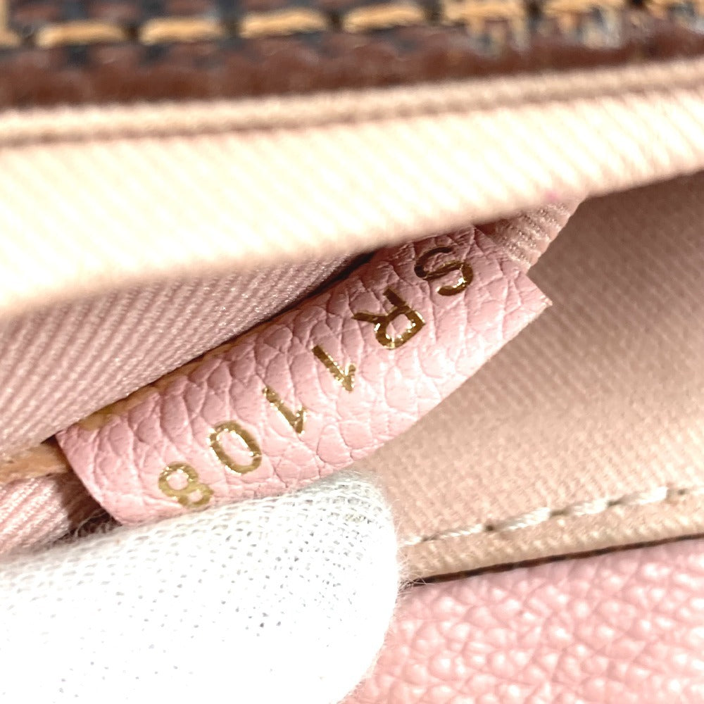LOUIS VUITTON N42262 Damier Crampton Handbag Backpack in Damier Canvas, Women's, Pink