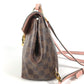 LOUIS VUITTON N42262 Damier Crampton Handbag Backpack in Damier Canvas, Women's, Pink
