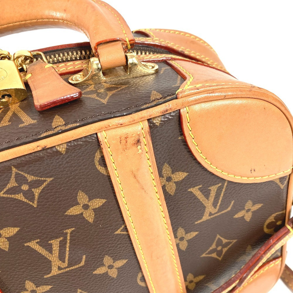 LOUIS VUITTON M44581 モノグラム ヴァリゼット PM ヴァリゼットPM トランク ハンドバッグ 斜め掛け 2WAYバッグ ショルダーバッグ ボストンバッグ モノグラムキャンバス ユニセックス ブラウン