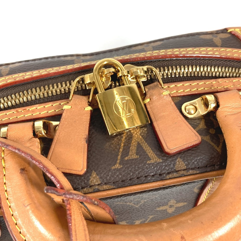 LOUIS VUITTON M44581 モノグラム ヴァリゼット PM ヴァリゼットPM トランク ハンドバッグ 斜め掛け 2WAYバッグ ショルダーバッグ ボストンバッグ モノグラムキャンバス ユニセックス ブラウン