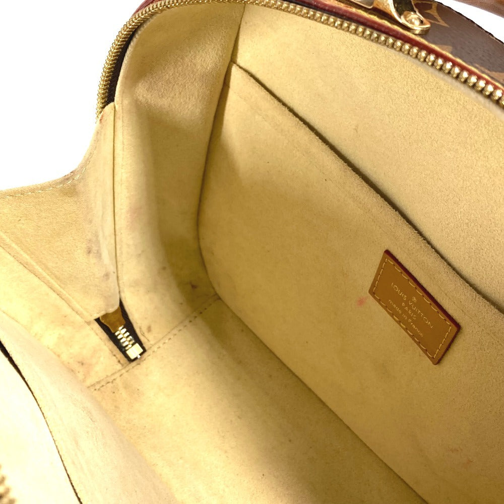 LOUIS VUITTON M44581 モノグラム ヴァリゼット PM ヴァリゼットPM トランク ハンドバッグ 斜め掛け 2WAYバッグ ショルダーバッグ ボストンバッグ モノグラムキャンバス ユニセックス ブラウン