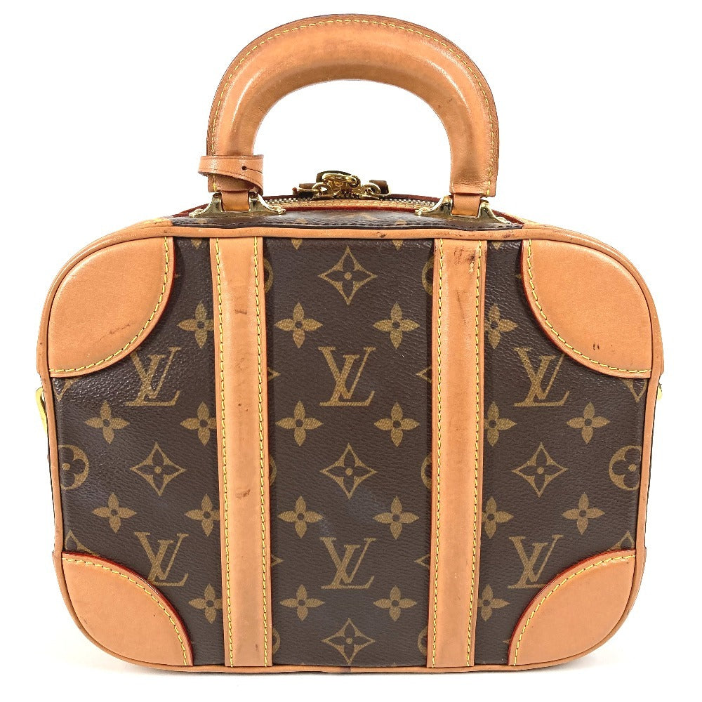 LOUIS VUITTON M44581 モノグラム ヴァリゼット PM ヴァリゼットPM トランク ハンドバッグ 斜め掛け 2WAYバッグ ショルダーバッグ ボストンバッグ モノグラムキャンバス ユニセックス ブラウン