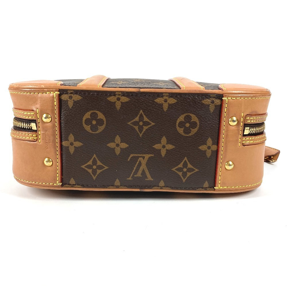 LOUIS VUITTON M44581 モノグラム ヴァリゼット PM ヴァリゼットPM トランク ハンドバッグ 斜め掛け 2WAYバッグ ショルダーバッグ ボストンバッグ モノグラムキャンバス ユニセックス ブラウン