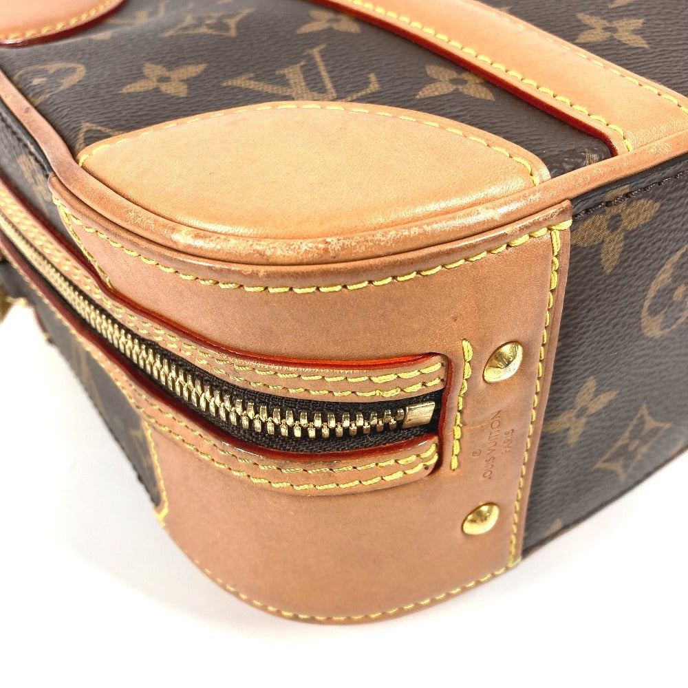 LOUIS VUITTON M44581 モノグラム ヴァリゼット PM ヴァリゼットPM トランク ハンドバッグ 斜め掛け 2WAYバッグ ショルダーバッグ ボストンバッグ モノグラムキャンバス ユニセックス ブラウン