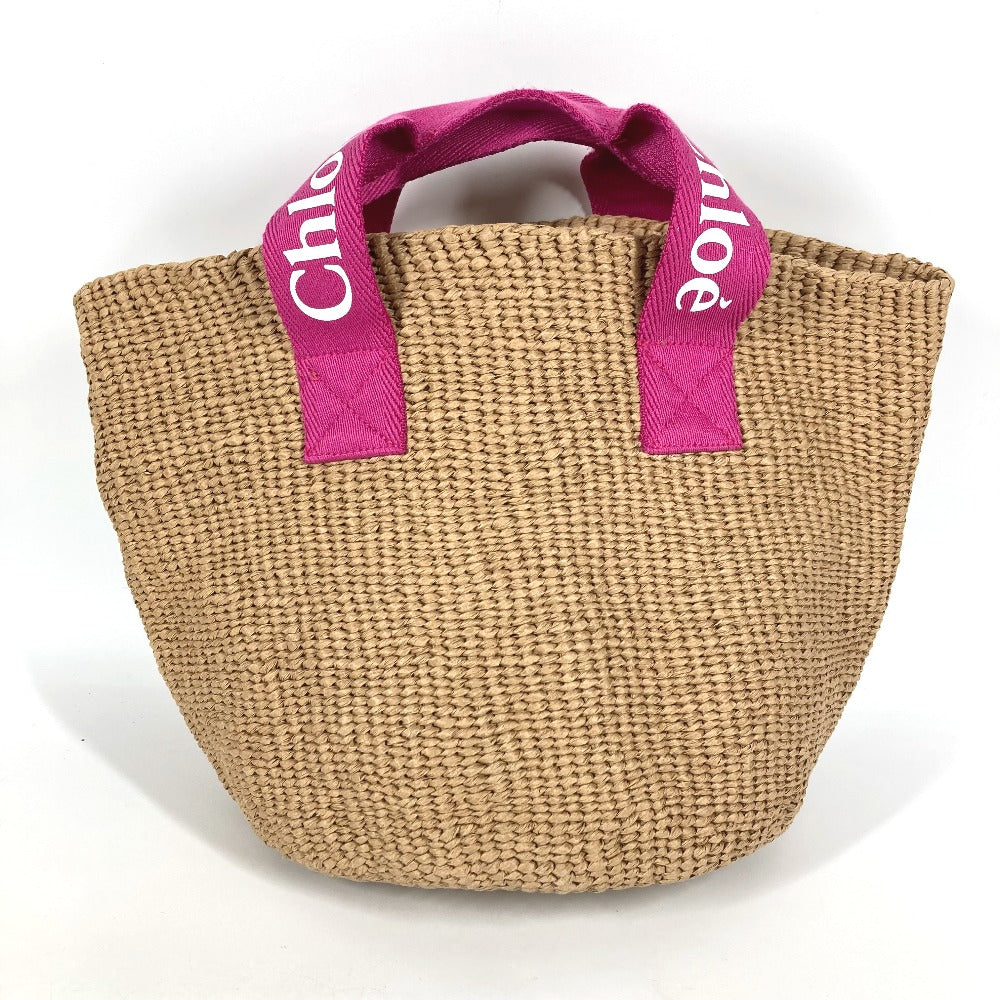 Chloe Mifuko ミフコ バスケットバッグ カゴバッグ かご トートバッグ ハンドバッグ ラフィア レディース ベージュ