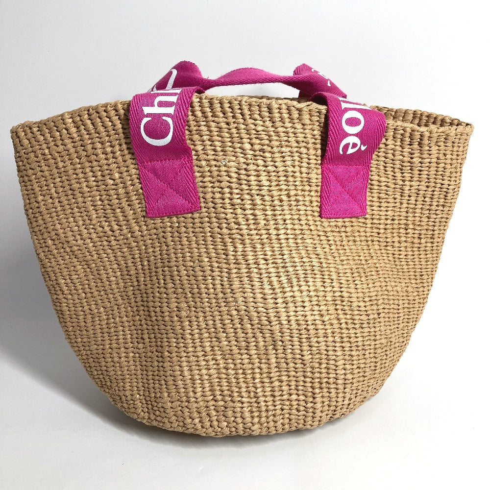 Chloe Mifuko ミフコ バスケットバッグ カゴバッグ かご トートバッグ ハンドバッグ ラフィア レディース ベージュ