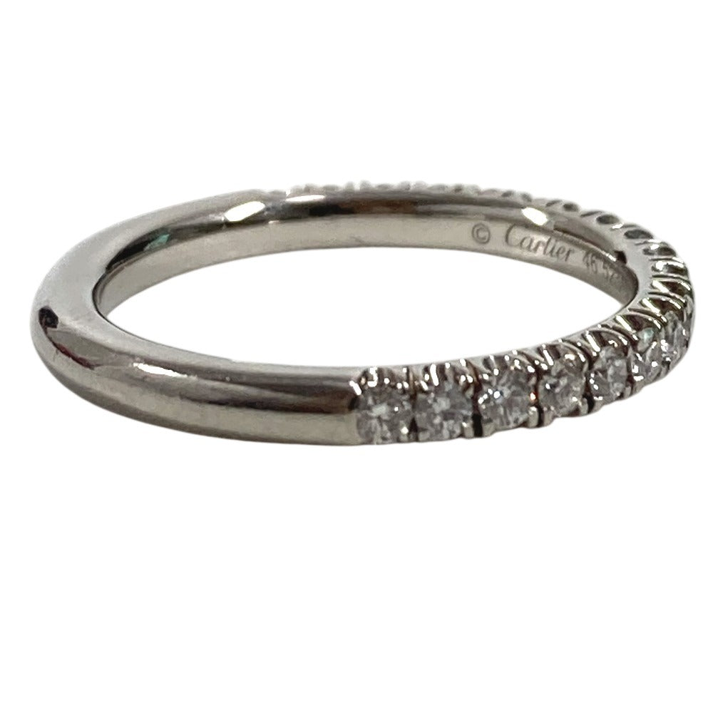 CARTIER Etincel de Cartier Diamond and Half Diamond Platinum Wedding Ring, Diamond Accessory, Jewelry, Ring, Women's, Silver, Pt950