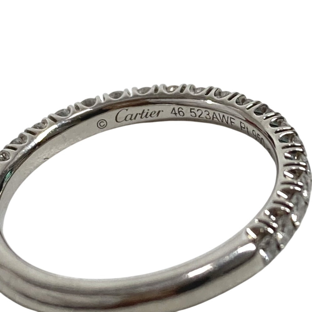 CARTIER Etincel de Cartier Diamond and Half Diamond Platinum Wedding Ring, Diamond Accessory, Jewelry, Ring, Women's, Silver, Pt950