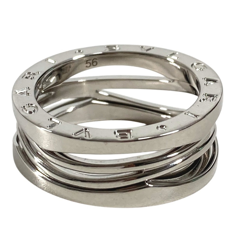 BVLGARI B-ZERO1 ビーゼロワン レジェンド アクセサリー ジュエリー K18 金 リング・指輪 WG750 ユニセックス シルバー