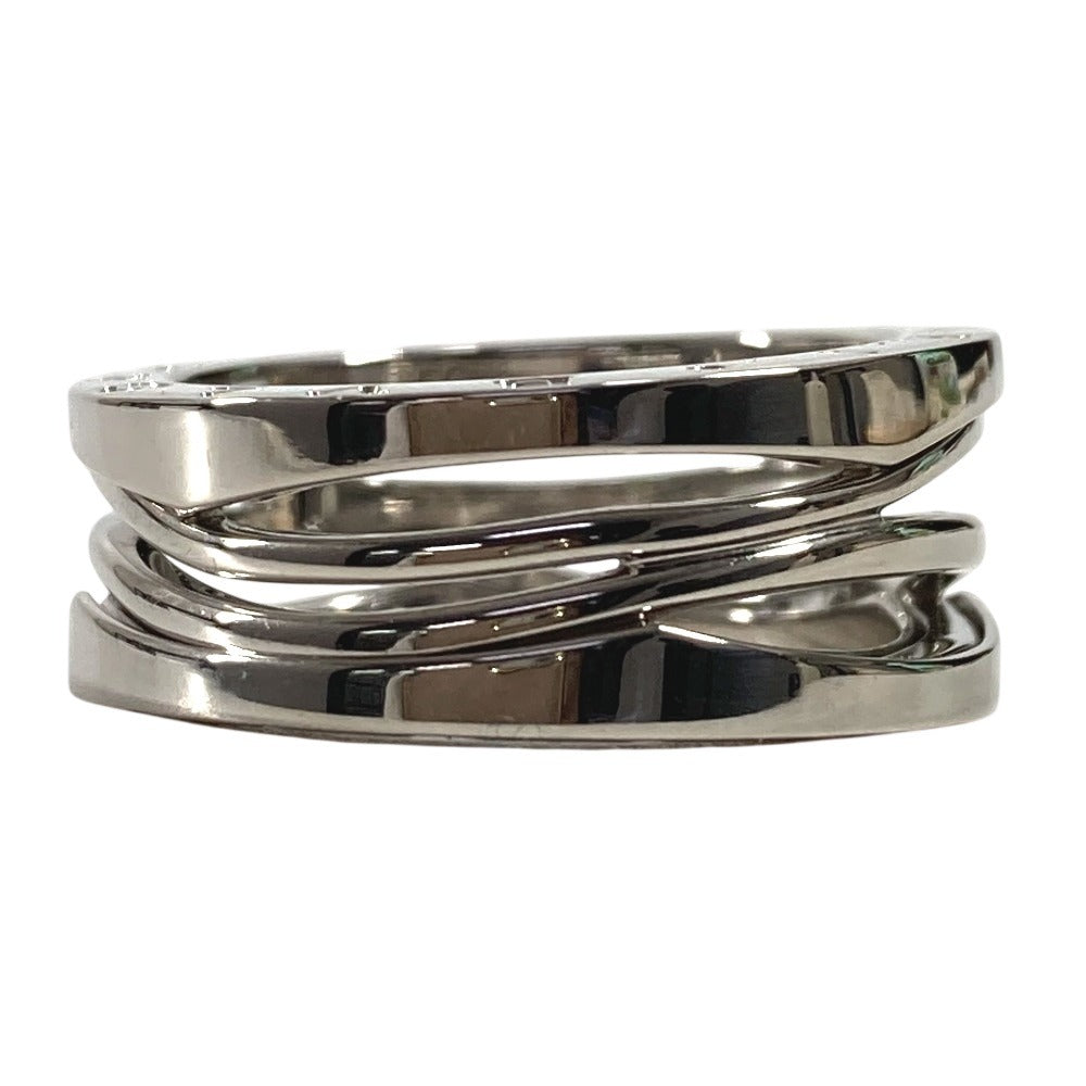 BVLGARI B-ZERO1 ビーゼロワン レジェンド アクセサリー ジュエリー K18 金 リング・指輪 WG750 ユニセックス シルバー