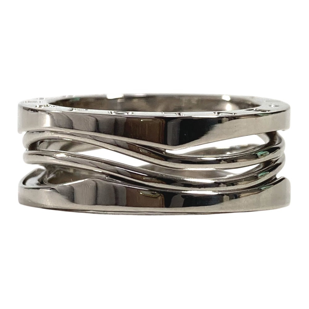 BVLGARI B-ZERO1 ビーゼロワン レジェンド アクセサリー ジュエリー K18 金 リング・指輪 WG750 ユニセックス シルバー