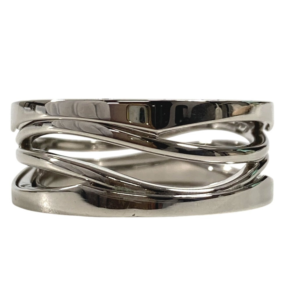 BVLGARI B-ZERO1 ビーゼロワン レジェンド アクセサリー ジュエリー K18 金 リング・指輪 WG750 ユニセックス シルバー