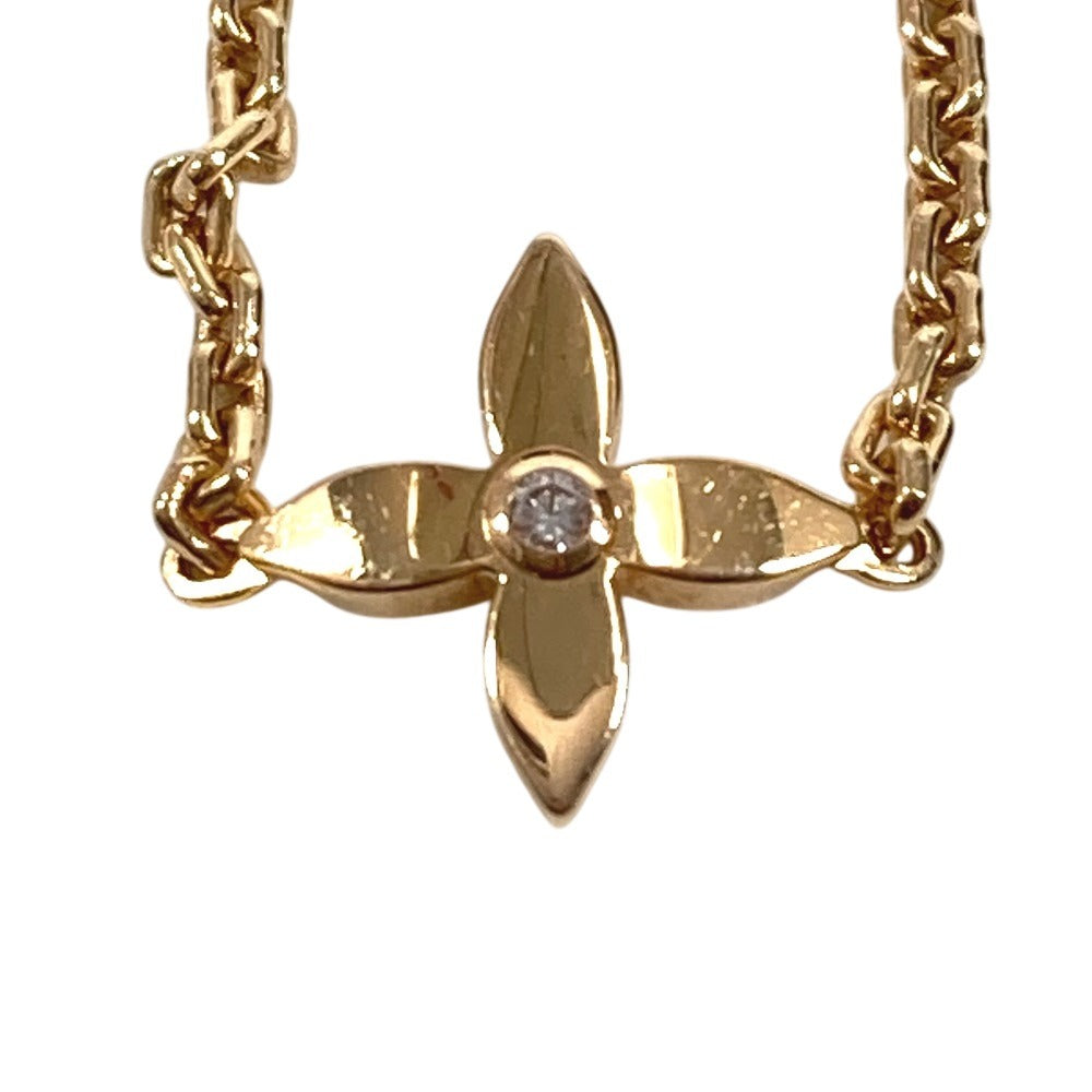 LOUIS VUITTON Q9K64I Diamond Berg Chain Idylle Blossom Ring, 18K Gold, Au750, Women's