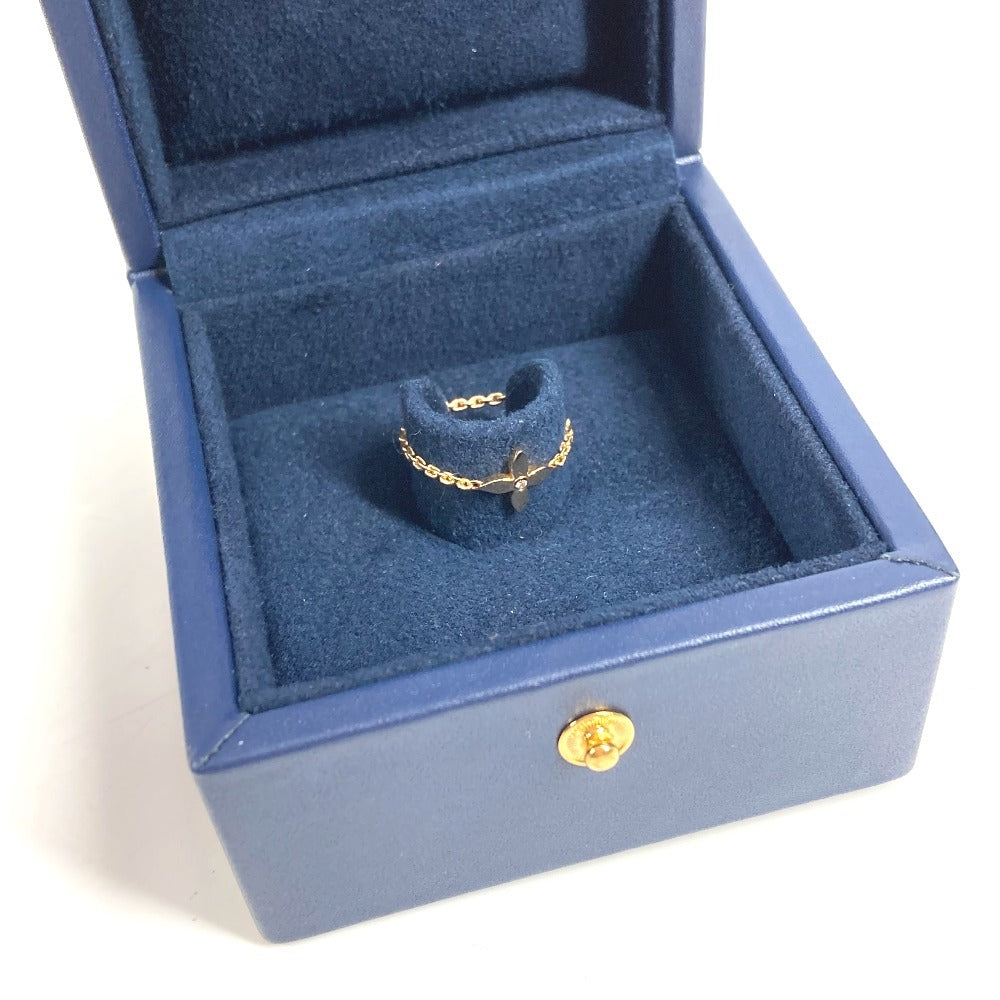 LOUIS VUITTON Q9K64I Diamond Berg Chain Idylle Blossom Ring, 18K Gold, Au750, Women's
