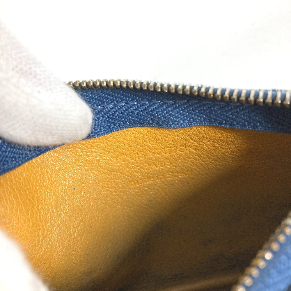 LOUIS VUITTON M95343 モノグラムデニム ポシェットクレ 財布 小銭入れ キーリング付き コインケース モノグラムデニム ユニセックス ブルー