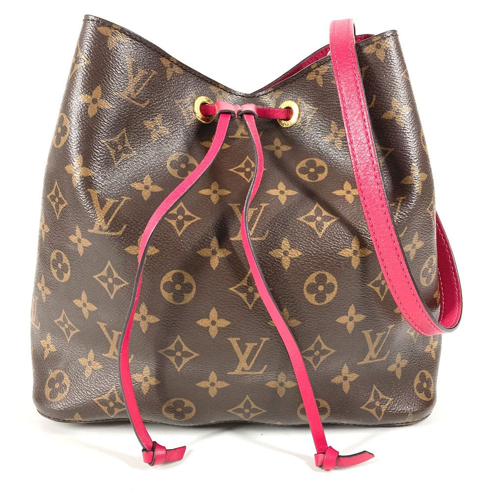 LOUIS VUITTON M43570 モノグラム ネオノエ カバン 肩掛け 巾着 斜め掛け ショルダーバッグ モノグラムキャンバス ユニセックス フリージア ピンク