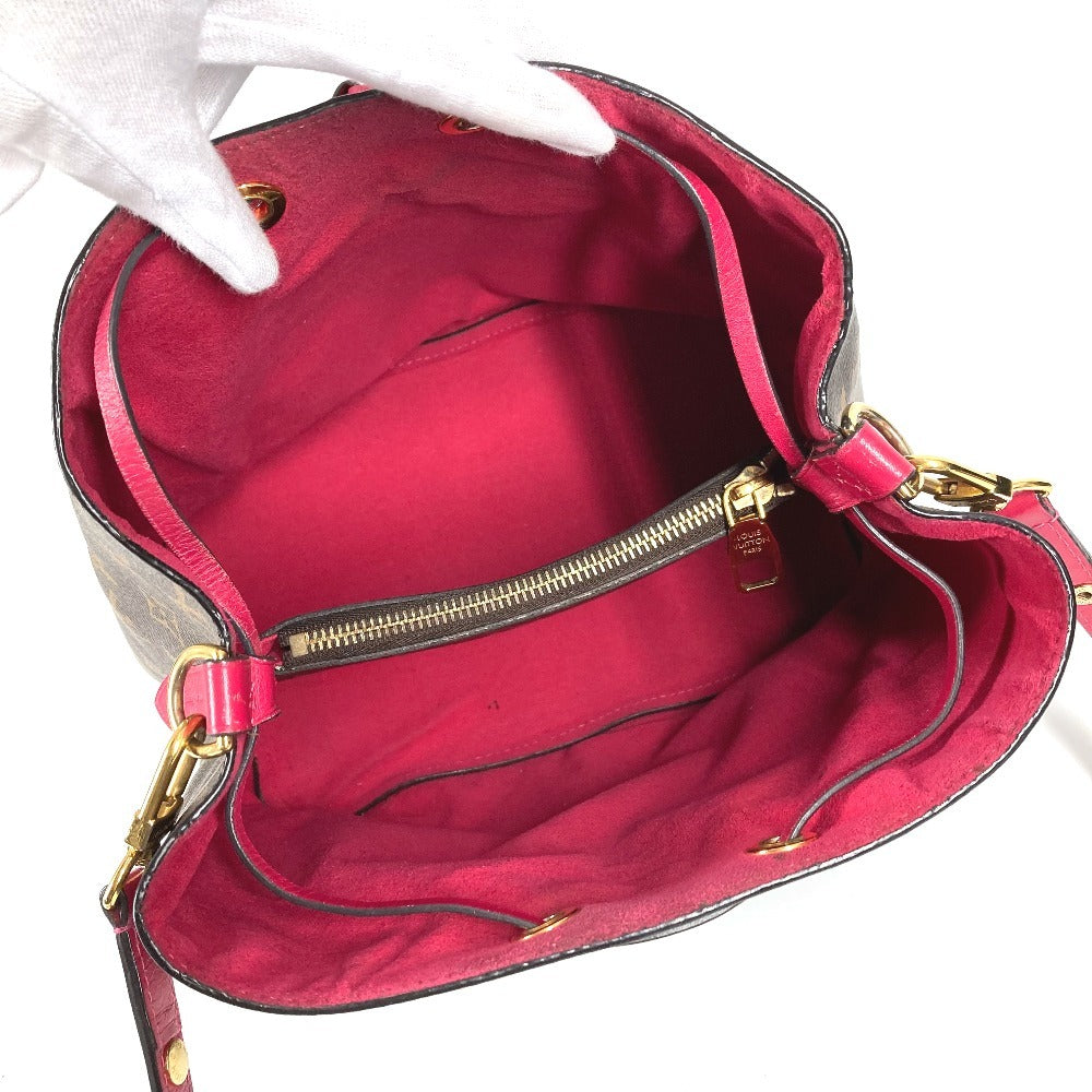 LOUIS VUITTON M43570 モノグラム ネオノエ カバン 肩掛け 巾着 斜め掛け ショルダーバッグ モノグラムキャンバス ユニセックス フリージア ピンク