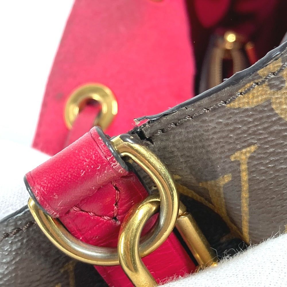 LOUIS VUITTON M43570 モノグラム ネオノエ カバン 肩掛け 巾着 斜め掛け ショルダーバッグ モノグラムキャンバス ユニセックス フリージア ピンク